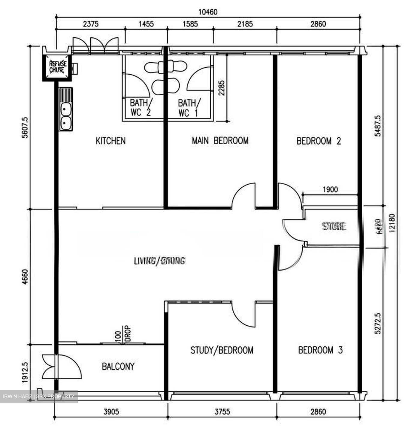 Blk 164 Simei Road (Tampines), HDB 5 Rooms #554539391
